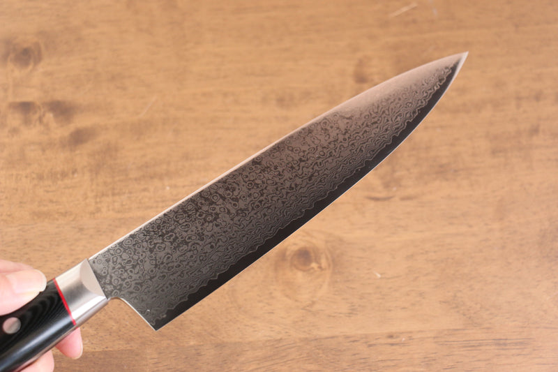 Seisuke Saiun VG10 Damas Gyuto  200mm Micarta noir Manipuler - japanny-FR