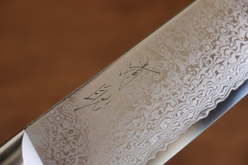 Seisuke Saiun VG10 Damas Gyuto  200mm Micarta noir Manipuler - japanny-FR