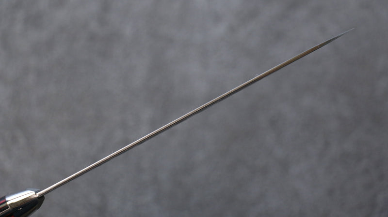 Yoshimi Kato Super Bleu Migaki Terminé Martelé(Maru) Petite-utilité  120mm Bois de Pakka Manipuler - japanny-FR