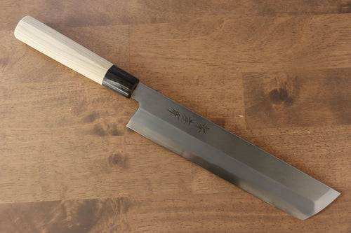 Sakai Takayuki Kasumitogi Acier Blanc Hamokiri  240mm Manipuler - japanny-FR