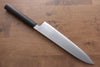 Jikko Acier Blanc No.2 Gyuto 240mm Manipuler Shitan - japanny-FR