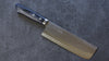 Kunihira Tanryu VG10 Martelé Nakiri  165mm Bois de pakka bleu Manipuler - japanny-FR