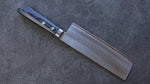 Kunihira Tanryu VG10 Martelé Nakiri  165mm Bois de pakka bleu Manipuler - japanny-FR