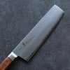 Sakai Takayuki VG5 Martelé Nakiri  180mm Bois de Pakka marron Manipuler - japanny-FR