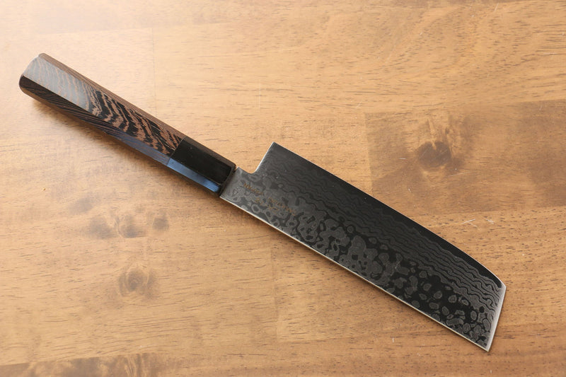 Sakai Takayuki Galaxie ZA-18 Damas Nakiri  165mm Wenge Manipuler - japanny-FR