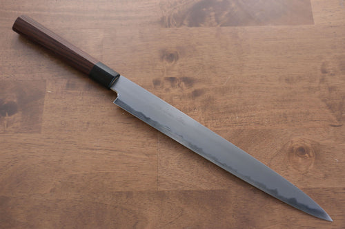 Jikko Acier Blanc No.2 Sujihiki 270mm Manipuler Shitan - japanny-FR