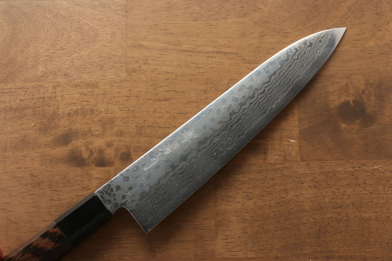 Sakai Takayuki Galaxie ZA-18 Damas Gyuto  210mm Wenge Manipuler - japanny-FR