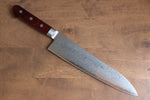 Seisuke VG10 33couche Finition miroir Damas Gyuto  210mm Bois de pakka rouge Manipuler - japanny-FR