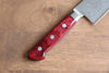 Seisuke VG10 33couche Finition miroir Damas Gyuto  210mm Bois de pakka rouge Manipuler - japanny-FR