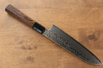 Sakai Takayuki Galaxie ZA-18 Damas Santoku  180mm Wenge Manipuler - japanny-FR