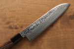 Sakai Takayuki Galaxie ZA-18 Damas Santoku  180mm Wenge Manipuler - japanny-FR