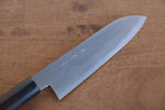 Jikko Acier Blanc No.2 Santoku 180mm Manipuler Shitan - japanny-FR