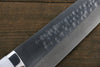 Takeshi Saji SRS13 Martelé Damas Gyuto  210mm Pierre blanche Manipuler - japanny-FR