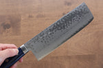 Kunihira Sairyu VG10 Damas Nakiri  165mm Bois de pakka bleu Manipuler - japanny-FR