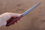 Katsushige Anryu VG10 Damas Petite-utilité  150mm Bois de pakka rouge Manipuler - japanny-FR