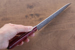 Katsushige Anryu VG10 Damas Petite-utilité  150mm Bois de pakka rouge Manipuler - japanny-FR