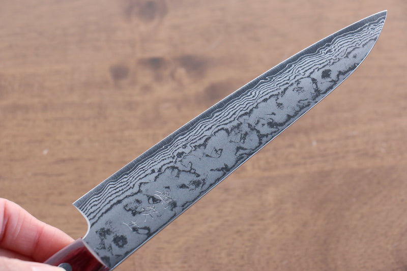 Katsushige Anryu VG10 Damas Petite-utilité  150mm Bois de pakka rouge Manipuler - japanny-FR