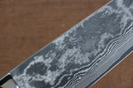 Takeshi Saji VG10 Damas noir Bunka  180mm Ironwood Manipuler - japanny-FR