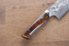Takeshi Saji VG10 Damas noir Bunka  180mm Ironwood Manipuler - japanny-FR