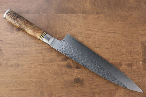 Takeshi Saji R2/SG2 Martelé(Maru) Gyuto  210mm Coing chinois   Manipuler - japanny-FR