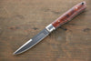 Moki Trout & Bird Fixed Blade Knife w/ Chinese Quince (dark) - japanny-FR