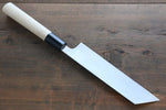 Sukenari Acier Blanc No.2 Hongasumi Mukimono  180mm Magnolia Manipuler - japanny-FR