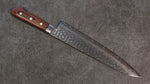 Seisuke Acier suédois Martelé Gyuto  240mm Acajou Manipuler - japanny-FR