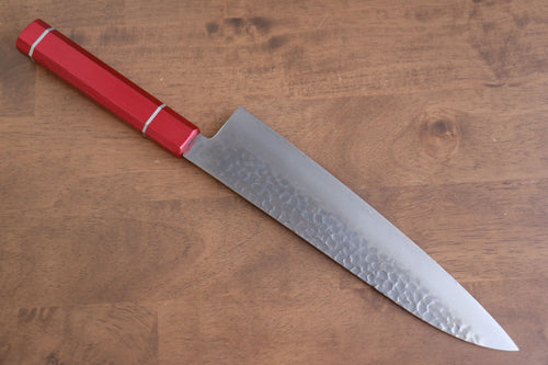 Sakai Takayuki VG10 33 Couche de Damas Gyuto  240mm Chêne vivant laqué (Kouseki) Manipuler - japanny-FR