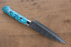 Takeshi Saji SRS13 Martelé Petite-utilité  130mm Bleu turquoise  Manipuler - japanny-FR