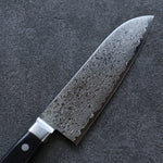 Seisuke ZA-18 Damas Santoku  165mm Bois de pakka noir Manipuler - japanny-FR