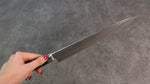 Seisuke Acier suédois Martelé Gyuto  240mm Acajou Manipuler - japanny-FR