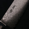 Seisuke ZA-18 Damas Santoku  165mm Bois de pakka noir Manipuler - japanny-FR