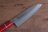 Sakai Takayuki VG10 33 Couche de Damas Santoku  170mm Chêne vivant laqué (Kouseki) Manipuler - japanny-FR