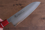 Sakai Takayuki VG10 33 Couche de Damas Santoku  170mm Chêne vivant laqué (Kouseki) Manipuler - japanny-FR