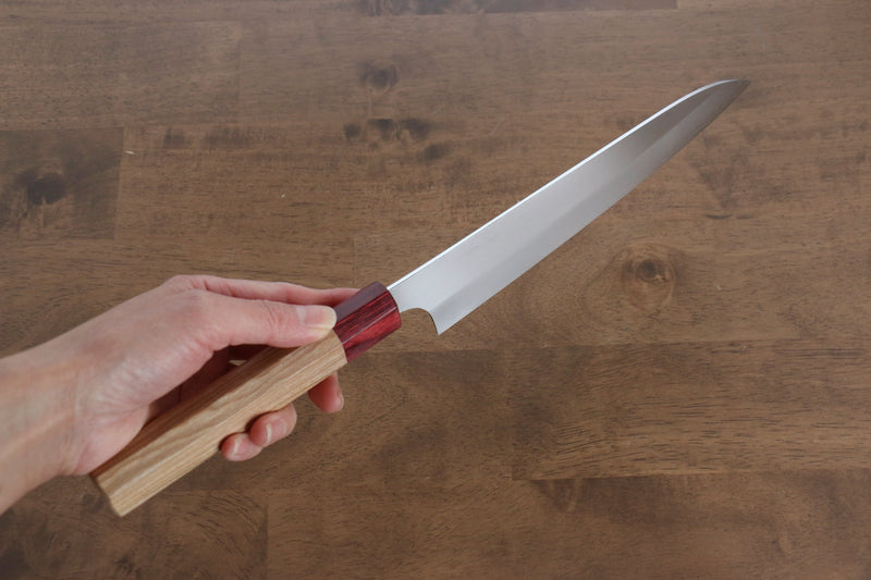 Makoto Kurosaki Ryusei VG7 Gyuto  210mm Fleurs de cerisier Manipuler - japanny-FR
