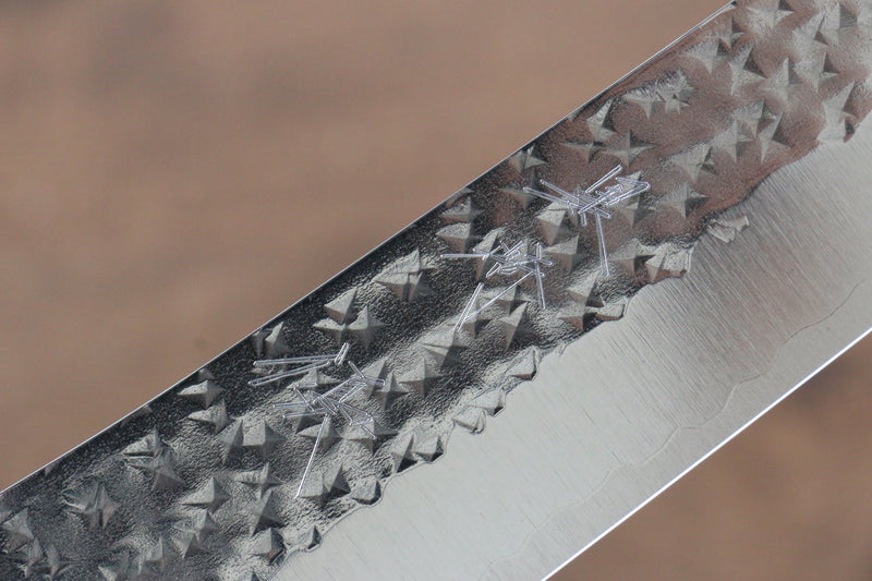 Yu Kurosaki Senko R2/SG2 Martelé Sujihiki  240mm Turquoise Manipuler - japanny-FR