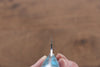 Yu Kurosaki Senko R2/SG2 Martelé Sujihiki  240mm Turquoise Manipuler - japanny-FR