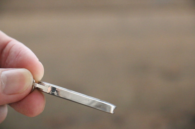 Moki Mini Pendant Pocket Knife w/ White Mother of Pearl and Abalone Circles - japanny-FR