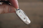 Moki Mini Pendant Pocket Knife w/ White Mother of Pearl and Abalone Circles - japanny-FR