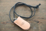 Moki Mini Pendant Pocket Knife w/ White Mother of Pearl and Abalone Circles - japanny-FR