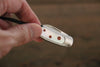 Moki Mini Pendant Pocket Knife w/ White Mother of Pearl and Apple Coral - japanny-FR