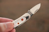 Moki Mini Pendant Pocket Knife w/ White Mother of Pearl and Apple Coral - japanny-FR