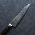 Seisuke Mokusei ZA-18 Finition miroir Damas Gyuto  240mm Bois de Pakka marron Manipuler - japanny-FR