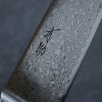 Seisuke Mokusei ZA-18 Finition miroir Damas Gyuto  240mm Bois de Pakka marron Manipuler - japanny-FR