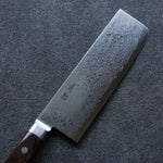 Seisuke VG10 33-Couches Damas Nakiri  165mm Bois de Pakka marron Manipuler - japanny-FR