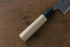 Sakai Takayuki Tokujyo Acier Blanc No.2 Kiritsuke Deba  150mm Magnolia Manipuler - japanny-FR