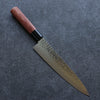 Kanetsune DSR-1K6 Martelé Gyuto  210mm Bois de pakka rouge Manipuler - japanny-FR