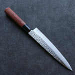 Kanetsune DSR-1K6 Martelé Gyuto  210mm Bois de pakka rouge Manipuler - japanny-FR