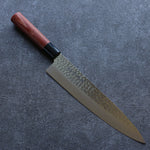 Kanetsune DSR-1K6 Martelé Gyuto  240mm Bois de pakka rouge Manipuler - japanny-FR