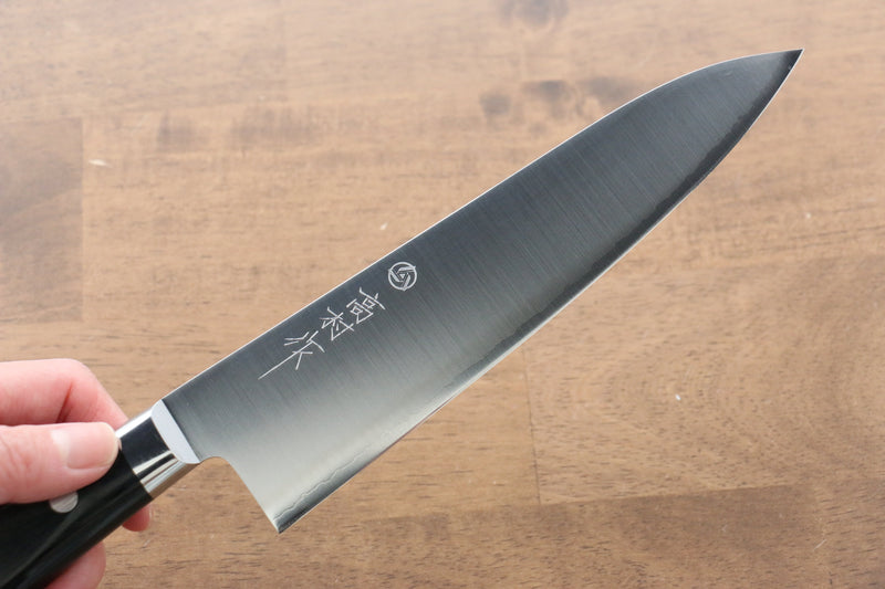 La lame de Takamura VG10 Migaki Terminé Gyuto  180mm Bois de pakka noir Manipuler - japanny-FR